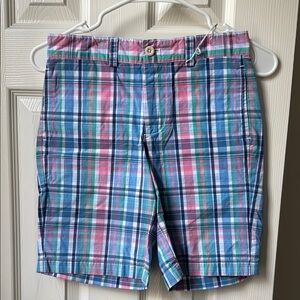 VINEYARD VINES~EUC~Size 10~Colorful Pink/Blue Plaid Breaker Shorts